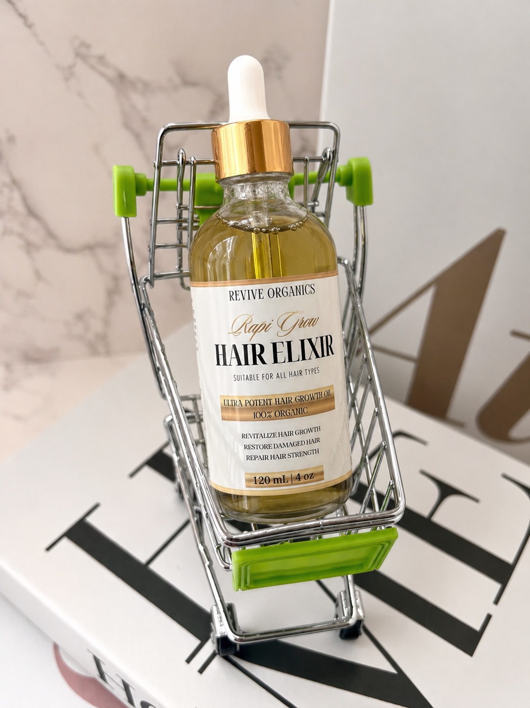 Organic Ayurvedic Hair Growth Oil (RapiGrow Hair Elixir)