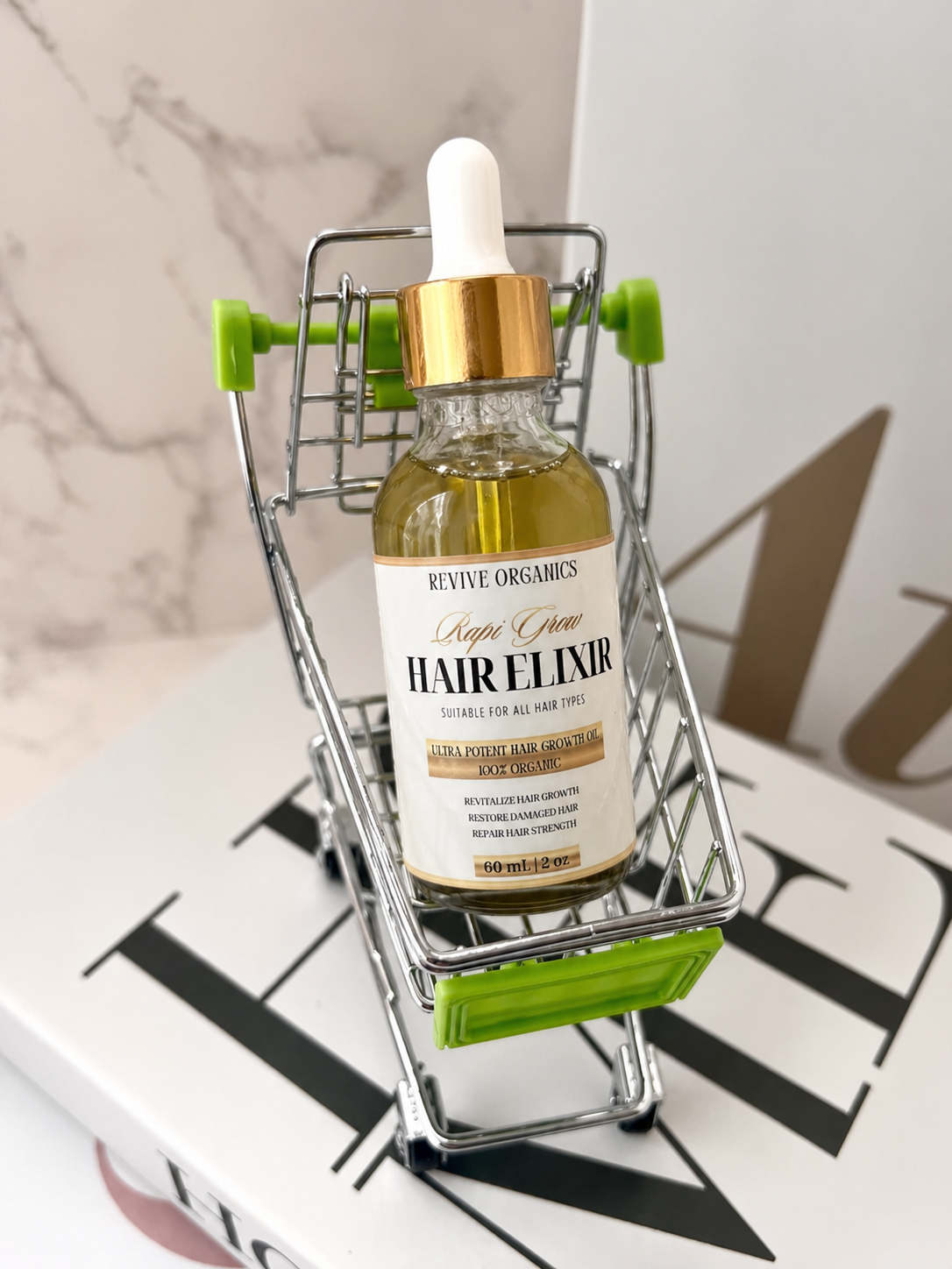 Organic Ayurvedic Hair Growth Oil (RapiGrow Hair Elixir)